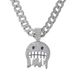 Unisex Personalized Ice Face Emoji Expression Pendant Hip Hop Cuban Chain Niche Full Diamond Expression Jewelry Necklace_ipsvogv.com