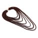 ZA Ethnic Style Multi-layer Layered Handmade Bead Necklace With Exaggerated Waterfall Shaped Long Collarbone Chain_ipsvogv.com