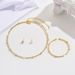 Women’s Jewelry Set Fashion Fashion Personality Diamond Necklace Earrings Bracelet Jewelry Set Simple Bridal Jewelry Accessories_ipsvogv.com