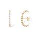 S925 Silver Ear Needle Inlaid Diamond Personality Double C Shaped Earrings Female 14K Gold Ear Jewelry_ipsvogv.com