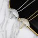 Men And Women's Jewelry Hip Hop Umbrella Pendant Necklace - Trendy Cubic Zirconia Charm With 14K Plated Chain Umbrella Zircon Pendant Personality_ipsvogv.com