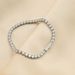 Spring Buckle Zircon Bracelet Men's Hip Hop Titanium Steel Tennis Chain Stainless Steel Men's Bracelet_ipsvogv.com