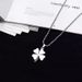 Hot Selling Stainless Steel Pendant, Lucky Clover Necklace, Simple And Personalized Collarbone Accessory_ipsvogv.com
