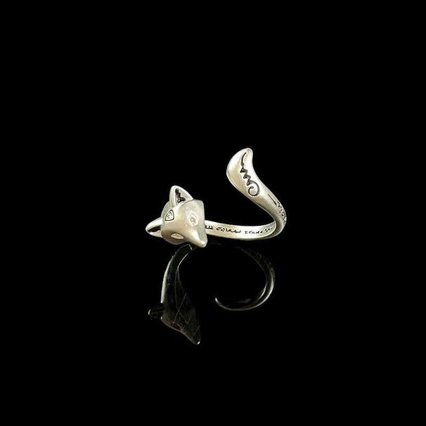 Cuban Wenli Fox Women's Ethnic Style Ins Niche Design Adjustable Personalized Ring_ipsvogv.com