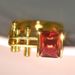 Three Heroes Simulated Zircon Princess Square Diamond Ring With Geometric Plating_ipsvogv.com