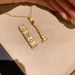 Lucky Magic Wand Brushed Four Leaf Flower Scepter Necklace Women's Fashion Light Luxury Clavicle Chain_ipsvogv.com