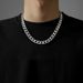 Titanium Steel Cuban Chain Hip Hop Stainless Steel NK Thick Chain Necklace Fashion Male And Female Hiphop Accessories Plain Chain No Pendant_ipsvogv.com