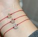High Version Rose Gold French Gourd Red Rope Women's Diamond Inlaid Woven Bracelet, Zodiac Year_ipsvogv.com