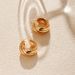 Women's Jewelry Classic Multi Layer Circular Design Circle Earrings Copper Plated K Real Gold Cold Style INS Simple Earrings_ipsvogv.com