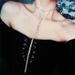 Fashion jewelry T shaped sexy super flash full diamond double layer necklace long chain clavicle chain necklace_ipsvogv.com