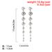 Jewelry Hip Hop Punk Metal Ball Women's Trendy Simple Geometry Long Earrings_ipsvogv.com