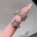 Hong Kong And Japan Street Photography Fashion Versatile Set Micro Inlaid Brilliant Absolute Full Diamond Zircon Ring_ipsvogv.com