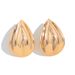 Cold Wind Liquid Metal Droplet Fashion Design Irregular Twist Earrings_ipsvogv.com
