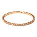 Zircon Bracelet Single Row 4mm Round Full Diamond Tennis Chain Hip Hop Jewelry Niche_ipsvogv.com