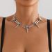 Vintage Gothic Bird Skull Neck Chain, Evil Skull, Pagan Wizard Magic Necklace, Alloy Ornament_ipsvogv.com