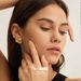 Fashion Commuter Copper Plated Real Gold Irregular Earrings Retro Metal High Grade Exaggerated Female Earrings_ipsvogv.com