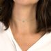 Exquisite simple women's alloy electroplated necklace turquoise pendant new necklace_ipsvogv.com