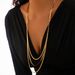 Long Multi-layer Woven Flat Snake Bone Chain Necklace Women's 2025 New Niche Design Fashion Travel Photography With Jewelry Tide_ipsvogv.com