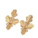 New Gold Exaggerated With High-end Leaf Design Irregular Drop Earrings For Women_ipsvogv.com