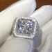 Unisex hot selling fashion rings, new domineering men's diamond rings, full diamond micro set rings_ipsvogv.com