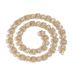 Men's Jewelry Copper Inlaid Zircon Necklace Round Square Mix Zircon Hip Hop Men's Tennis Chain Stacking Trendy Style_ipsvogv.com