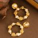 Foret Tyle Weet And Fahionable Mall Fragrance Geometric Circular Pearl Flower Feminine Circle Ilver Needle_ipsvogv.com