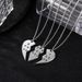 Hot Selling With Personalized And Fashionable English Lettering BEST Love Couple Splicing Necklaces_ipsvogv.com