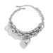 Hip Hop Punk Metal Thick Chain Necklace, Female Cool Style Ins Heart-shaped Pendant, Collarbone Necklace_ipsvogv.com