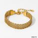 Women's Jewelry Stacking Bracelet Set Combination Stainless Steel Exquisite Diamond Wide Strap Mesh Chain Love Bracelet Versatile Set_ipsvogv.com