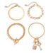 Luxury Jewelry With Diamond Set Lock Key Fashion Metal Snake Bone Chain Bracelet_ipsvogv.com