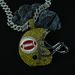 hot Selling New Full Diamond Rugby Helmet Alloy Pendant Exaggerated Domineering Street Men's Necklace_ipsvogv.com