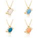 Color Oil Drip Crab Pendant Necklace - Micro Inlaid Zircon Animal Jewelry, Unique Creative Design_ipsvogv.com