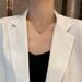 Stainless Steel Round Bead Pendant Necklace For Women Girls Gold Color Classic Simple Clavicle Chain Wedding Party Jewelry Gift_ipsvogv.com