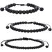 Hot Selling Bracelet Men 4/6/8mm Tiger Eye Volcano White Turquoise Braided Bracelet Essential Oil Aromatherapy Beaded Bracelet_ipsvogv.com