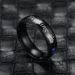 Temperament Versatile Titanium Steel Couple Pair Crown Herking His Queen Zircon Ring_ipsvogv.com