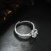 Classic Straight Arm Bull Head For Women Set With One Carat Zircon Light Luxury Simulated Mosang Diamond Open Ring_ipsvogv.com