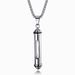 Fashion Personality Perfume Bottle Pendant Jewelry Trendy All Match Memorial Pet Urn Stainless Steel Necklace_ipsvogv.com