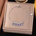 Jewelry Turquoise Eyes Temperament Trendy Multi-layer Chain Fashionable Stainless Steel Necklace For Women_ipsvogv.com