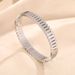 Minimalist Geometric Striped Titanium Bracelet For Women, Versatile Stainless Steel That Can Be Opened And Does Not Fade_ipsvogv.com