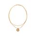 Women's Jewelry Cold Style Retro Double Layered Geometric Circle Necklace Light Luxury High End Design Fashion All Match Sweater Chain_ipsvogv.com