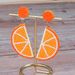 1 Pair Vacation Tropical Fruit Watermelon Beaded Fruit Beaded Nonwoven Glass Drop Earrings_ipsvogv.com