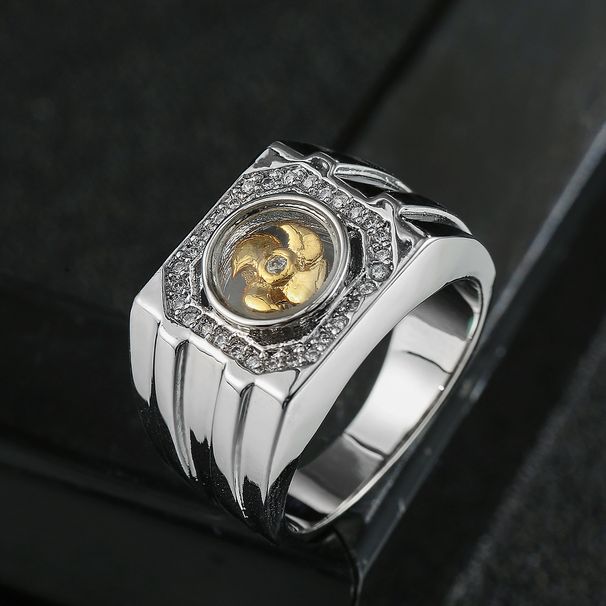 New Windmill Men's Ring With Dominance And Micro Inlaid Zircon_ipsvogv.com