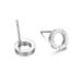 Women's Jewelry Simple Stainless Steel Earrings Hollow Round Hammer Ear_ipsvogv.com