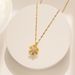 Personalized Romantic Christmas Spinning Snowflake Girl Simple Sacred Snow Collar Chain Creative Sweet Snowflake_ipsvogv.com