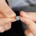 Cao Shi's New Oval With Sun And Shining Design Moon Ring_ipsvogv.com