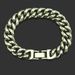 Hip Hop Rapper Domineering Cuban Gold Jewelry Exaggerated Chain Bracelet_ipsvogv.com
