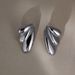 INS Retro Plated Titanium Steel Polished Bright Wing Earrings_ipsvogv.com