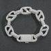 Men’s Jewelry Set Fashion New Hip Hop 15MMT Square Mixed Zirconium Circulation Bracelet Trendy Brand Personality Full Diamond Men's Bracelet Jewelry_ipsvogv.com