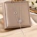 New Internet Famous Small Waist Titanium Steel Necklace For Women, Roman Digital Tassel Collarbone Chain, Niche, Light_ipsvogv.com