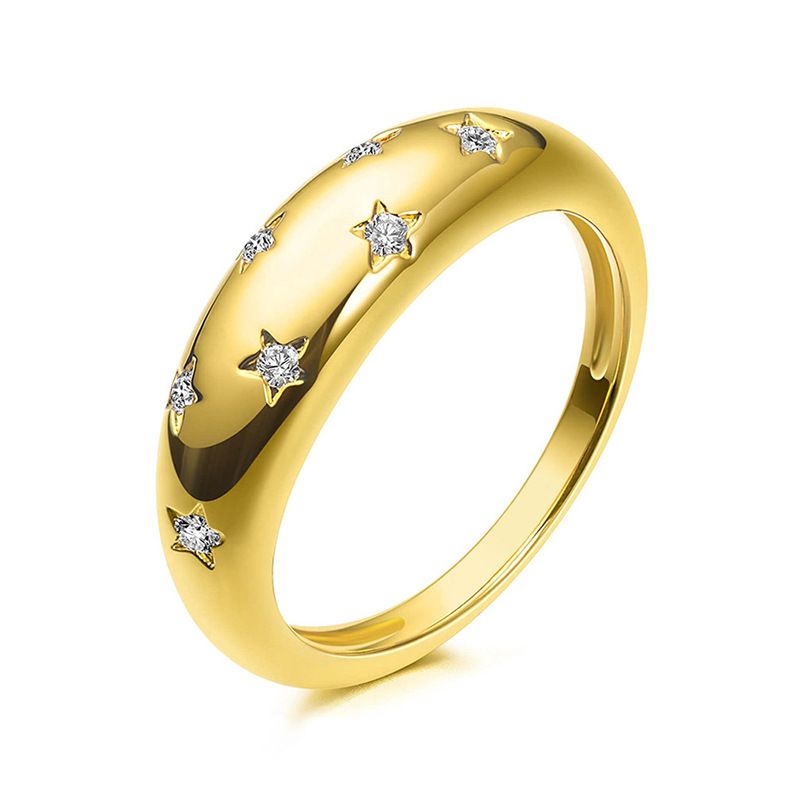Cao Shi's Popular Pentagram Simple Ring For Women, Personalized Fashion Jewelry_ipsvogv.com